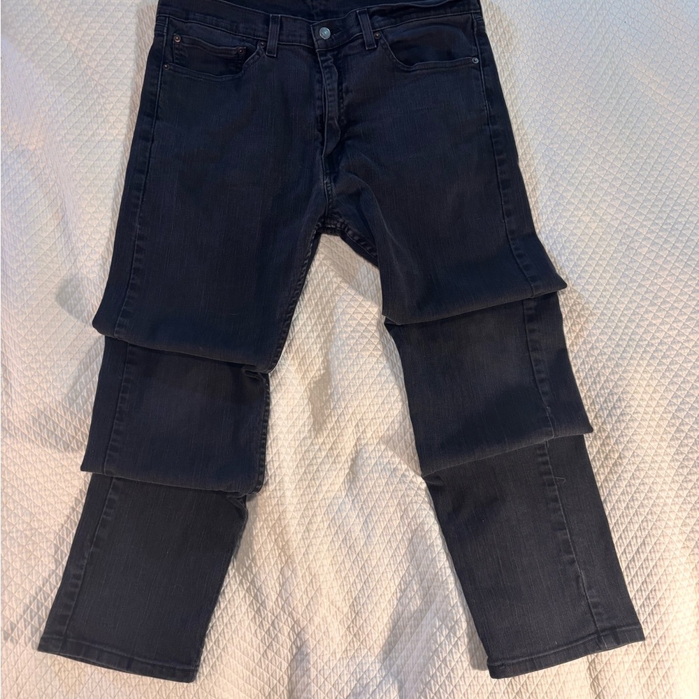 Levi's Black Slim Straight Jeans